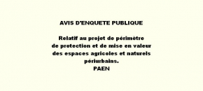 Avis d'enqute publique PAEN