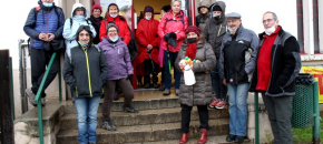 Le sourire, malgr la tempte et la pluie