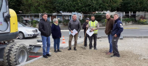 Les travaux de la place prennent tournure