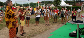 La fte au village entre canicule et orages